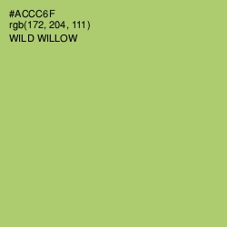 #ACCC6F - Wild Willow Color Image