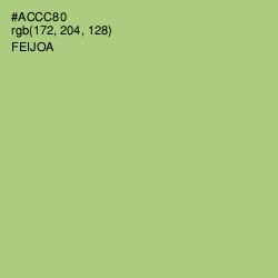 #ACCC80 - Feijoa Color Image