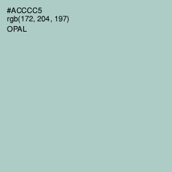 #ACCCC5 - Opal Color Image