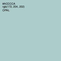 #ACCCCA - Opal Color Image