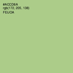 #ACCD8A - Feijoa Color Image