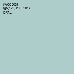 #ACCDC9 - Opal Color Image