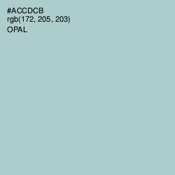 #ACCDCB - Opal Color Image