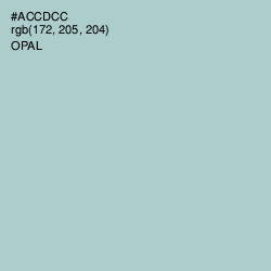 #ACCDCC - Opal Color Image