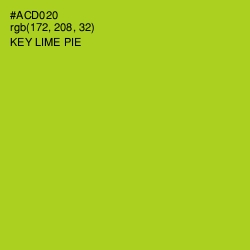 #ACD020 - Key Lime Pie Color Image
