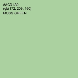 #ACD1A0 - Moss Green Color Image