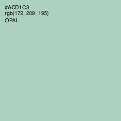 #ACD1C3 - Opal Color Image