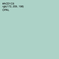 #ACD1C6 - Opal Color Image