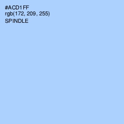 #ACD1FF - Spindle Color Image