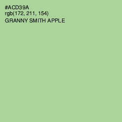 #ACD39A - Granny Smith Apple Color Image