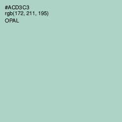 #ACD3C3 - Opal Color Image