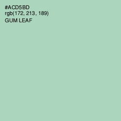 #ACD5BD - Gum Leaf Color Image