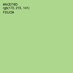 #ACD78D - Feijoa Color Image
