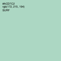 #ACD7C2 - Surf Color Image