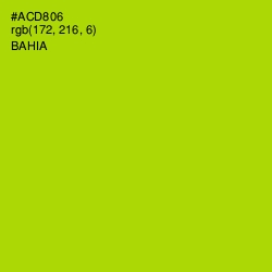 #ACD806 - Bahia Color Image