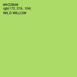 #ACDB68 - Wild Willow Color Image