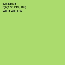 #ACDB6D - Wild Willow Color Image