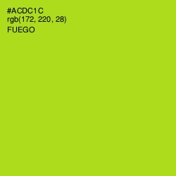 #ACDC1C - Fuego Color Image