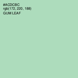 #ACDCBC - Gum Leaf Color Image