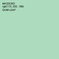 #ACDCBD - Gum Leaf Color Image