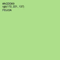 #ACDD89 - Feijoa Color Image