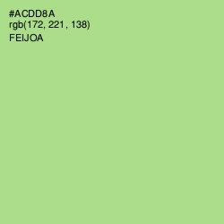 #ACDD8A - Feijoa Color Image