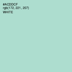 #ACDDCF - Aqua Island Color Image