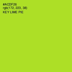 #ACDF26 - Key Lime Pie Color Image