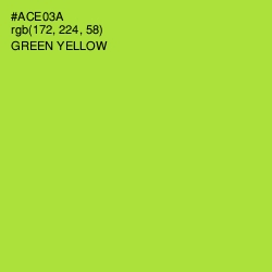 #ACE03A - Green Yellow Color Image