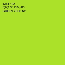 #ACE12A - Green Yellow Color Image