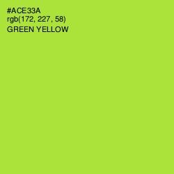 #ACE33A - Green Yellow Color Image