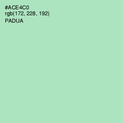 #ACE4C0 - Padua Color Image