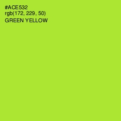 #ACE532 - Green Yellow Color Image
