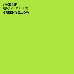#ACE63F - Green Yellow Color Image