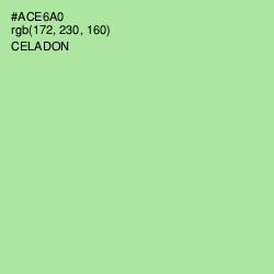 #ACE6A0 - Celadon Color Image