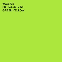 #ACE73E - Green Yellow Color Image