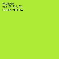 #ACEA35 - Green Yellow Color Image