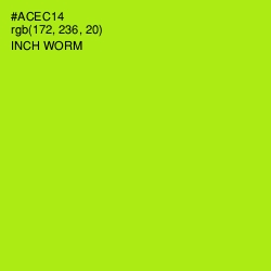 #ACEC14 - Inch Worm Color Image