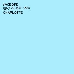 #ACEDFD - Charlotte Color Image