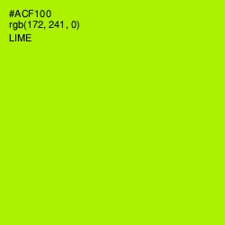 #ACF100 - Lime Color Image