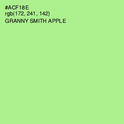 #ACF18E - Granny Smith Apple Color Image