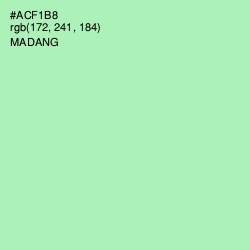#ACF1B8 - Madang Color Image