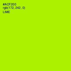 #ACF200 - Lime Color Image
