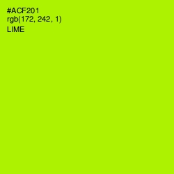 #ACF201 - Lime Color Image