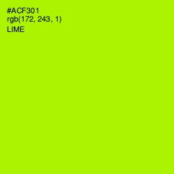#ACF301 - Lime Color Image