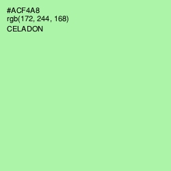 #ACF4A8 - Celadon Color Image