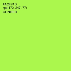 #ACF74D - Conifer Color Image