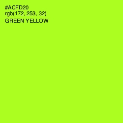 #ACFD20 - Green Yellow Color Image