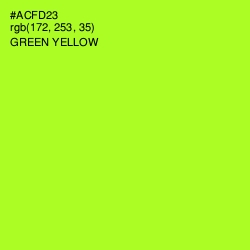 #ACFD23 - Green Yellow Color Image