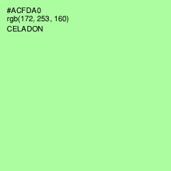 #ACFDA0 - Celadon Color Image